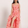 Floral Ruffle Maxi Dress